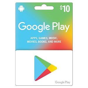 $10 google play gift card